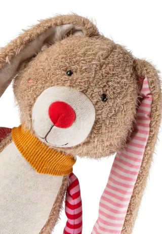 Kuscheltier Patchwork Sweety für Babys und Kinder Mädchen (1-St) van sigikid in Bruin, Roze – productfoto 4 van 5