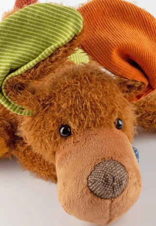 Kuscheltier Patchwork Sweety für Babys und Kinder Unisex (1-St) van sigikid in Bruin – productfoto 3 van 5