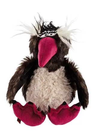 Kuscheltier Rock Hopper KiKeRiKi Kollektion (1-St) de sigikid en Marron, Rouge, Blanc – photo produit 1 sur 5
