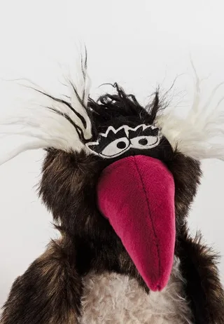 Kuscheltier Rock Hopper KiKeRiKi Kollektion (1-St) de sigikid en Marron, Rouge, Blanc – photo produit 3 sur 5