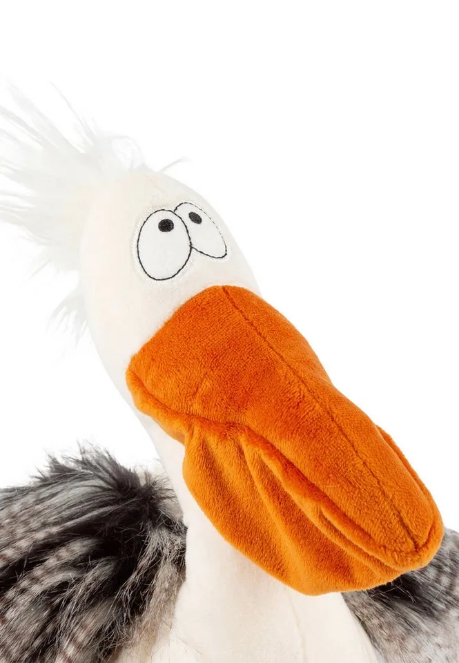 Kuscheltier Romeo Pelikano Kikeriki für Kinder und Erwachsene (1-St) van sigikid in Meerkleurig, Grijs – productfoto 2 van 5