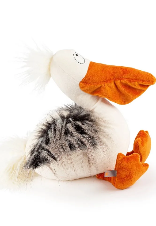 Kuscheltier Romeo Pelikano Kikeriki für Kinder und Erwachsene (1-St) van sigikid in Meerkleurig, Grijs – productfoto 5 van 5