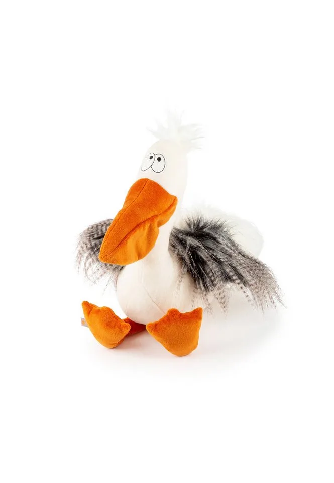 Kuscheltier Romeo Pelikano Kikeriki für Kinder und Erwachsene (1-St) van sigikid in Meerkleurig, Grijs – productfoto 1 van 5