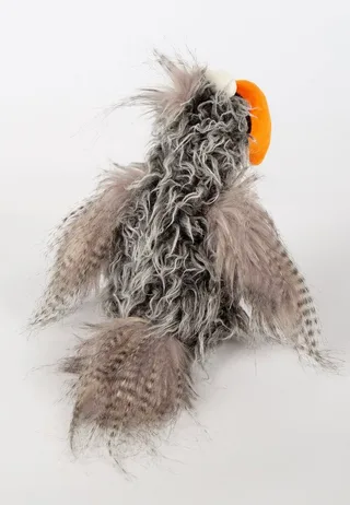 Kuscheltier Slow Flyer, BeastsTown für Erwachsene und Kinder (1-St) von sigikid in Grau, Orange – Produktfoto 2 von 5