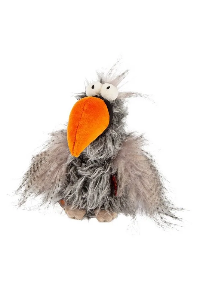 Kuscheltier Slow Flyer, BeastsTown für Erwachsene und Kinder (1-St) von sigikid in Grau, Orange – Produktfoto 1 von 5