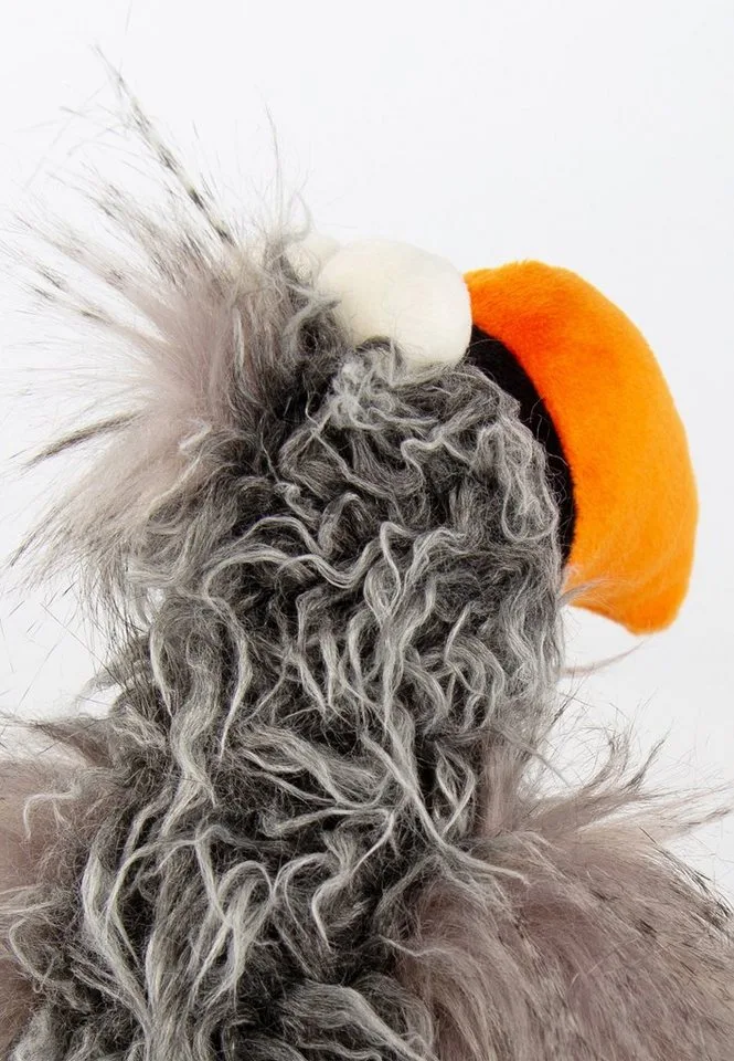 Kuscheltier Slow Flyer, BeastsTown für Erwachsene und Kinder (1-St) von sigikid in Grau, Orange – Produktfoto 5 von 5