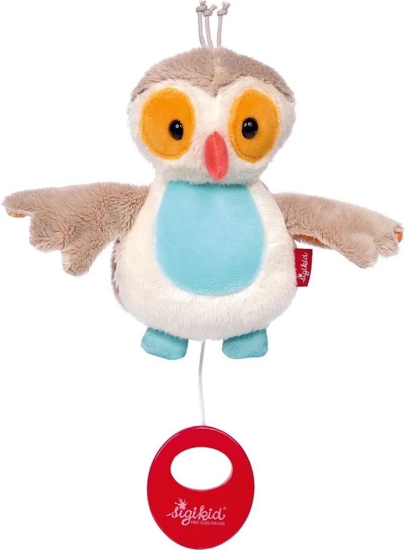 Muziekknuffel uil 42545 van sigikid in Meerkleurig – productfoto