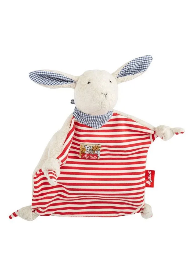 Schnuffeltuch für Babys und Kleinkinder Unisex, (1-tlg) van sigikid in Rood, Wit – productfoto