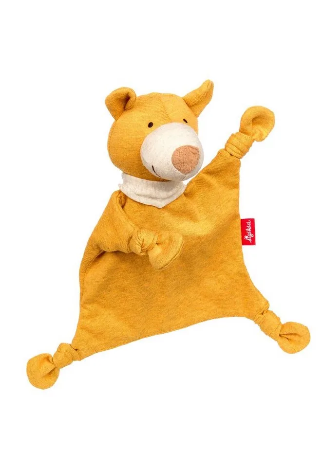 Schnuffeltuch Mini-Schnuffeltuch Bär für Babys und Kleinkinder, (1-tlg) de sigikid en Jaune – photo produit