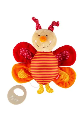 Spieluhr für Babys und Kleinkinder Unisex, (1-tlg) van sigikid in Rood – productfoto 1 van 5