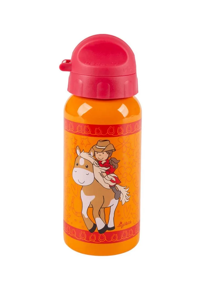 Trinkflasche Edelstahl Trinkflasche 400 ml für Kinder Unisex de sigikid en Orange – photo produit