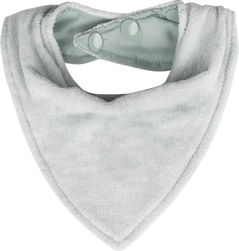 Slabber Bandana Junior 26 Cm Katoen/nylon de Silly Billyz en Argent – photo produit