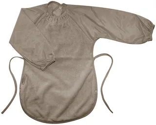 Slabbetje - Towel Messy Eater - Taupe by Silly Billyz in Beige – product photo 1 of 2