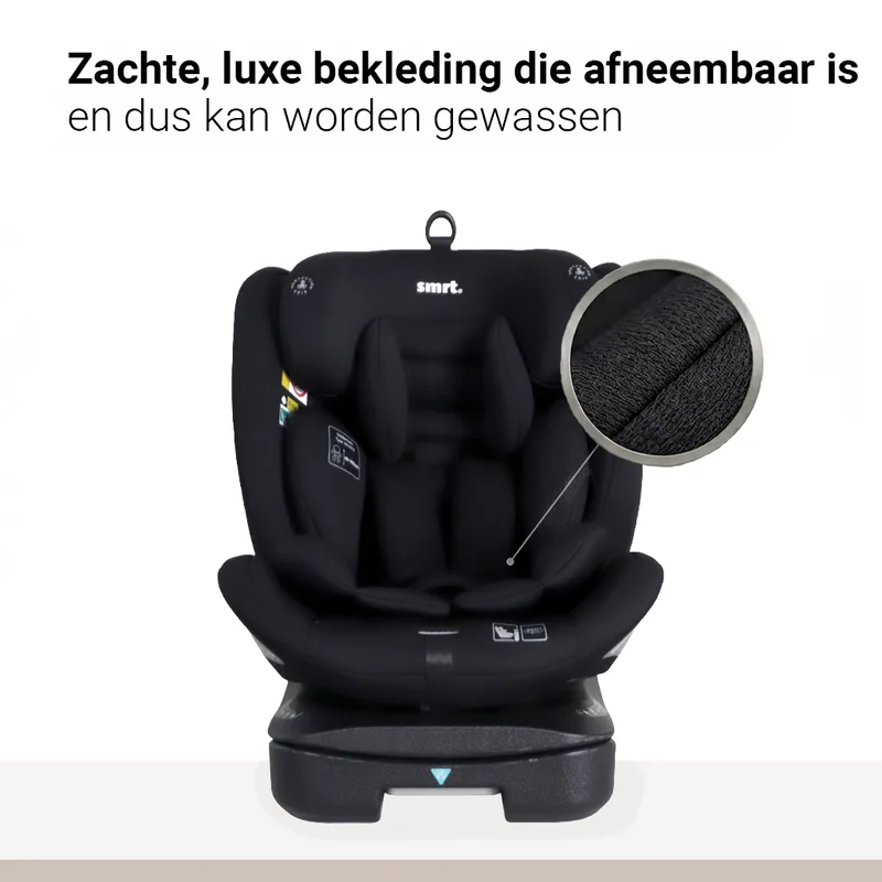 Autostoel SMRT. Rock 360° I-Size All Black de Smrt. – photo produit 3 sur 4