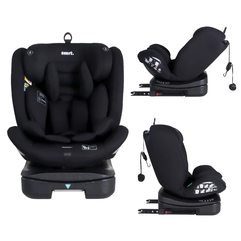 Autostoel SMRT. Rock 360° I-Size All Black de Smrt. – photo produit 1 sur 4