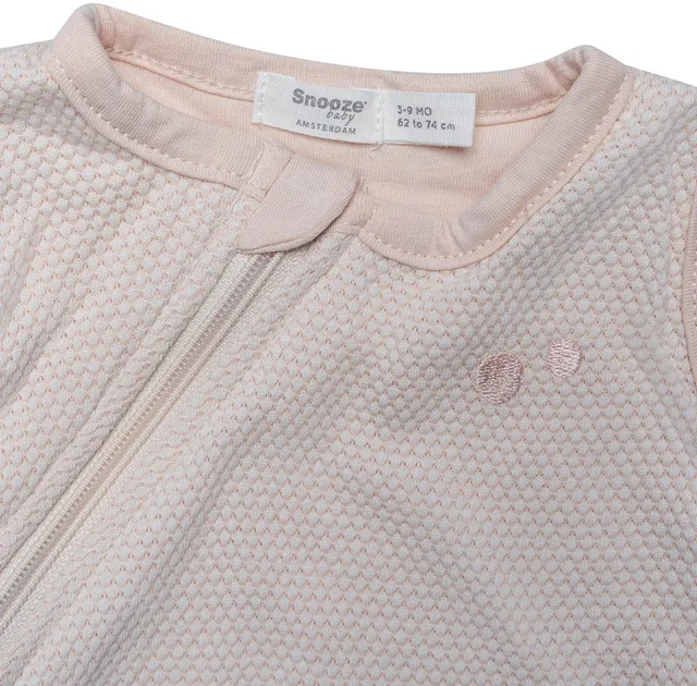 Baby Slaapzak 0-6 mnd - Lente- & Zomerslaapzak biologisch katoen - TOG 1.0 Peach Blush - Roze