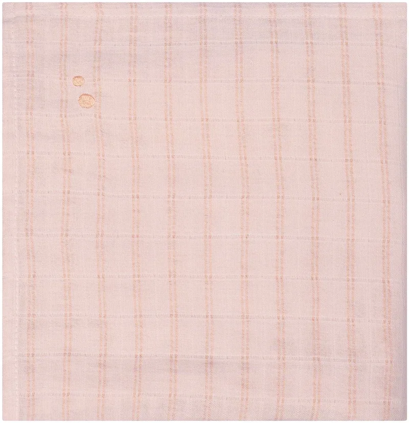 Hydrofiele Doek 120 x 120cm - Baby Wikkeldoek - Slaapdoek Milky Rust - Roze by Snoozebaby in Roze – Milky Rust – product photo