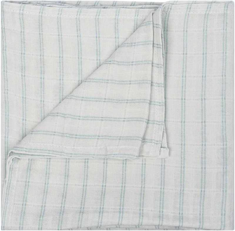 Hydrofiele Doek 120 x 120cm - Baby Wikkeldoek - Slaapdoek Smokey Green - Groen de Snoozebaby en Groen – Smokey Green – photo produit