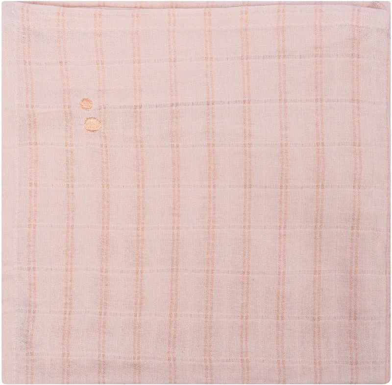 Hydrofiele Doek 80 x 80cm - Baby Wikkeldoek - Slaapdoek Milky Rust - Roze van Snoozebaby in Roze – Milky Rust – productfoto