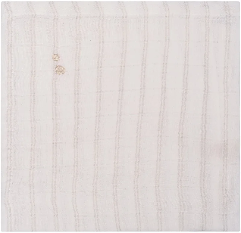 Hydrofiele Doek 80 x 80cm - Baby Wikkeldoek - Slaapdoek Stone Beige - Beige van Snoozebaby in Beige – Stone Beige – productfoto