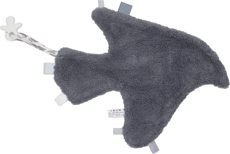 Knuffeldoekje (Sweet Dreaming) Vogel - Frost Grey de Snoozebaby en Grijs – Frost Grey – photo produit