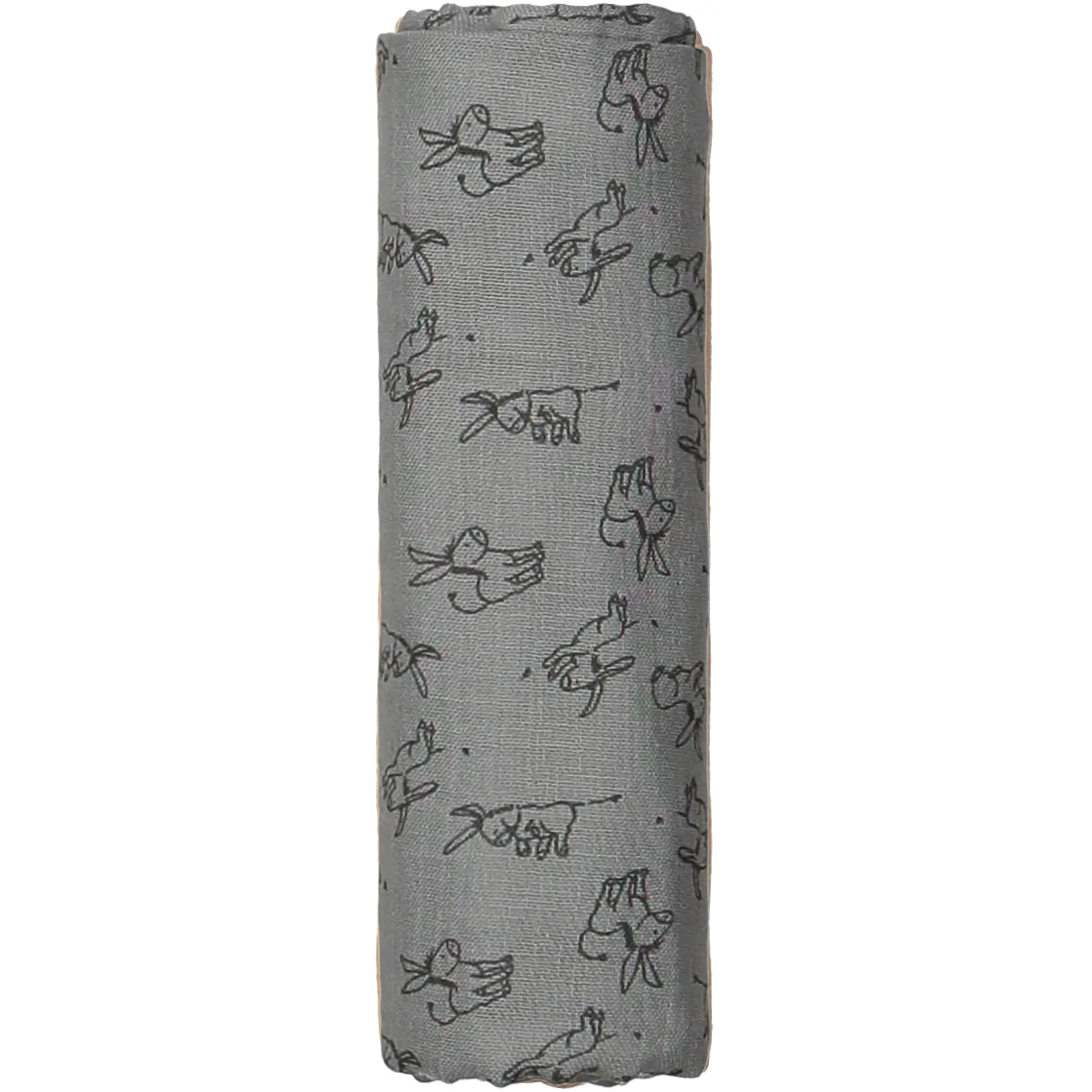 Swaddle cot Cloudy grey (120x120 cm) by Snoozebaby – product photo