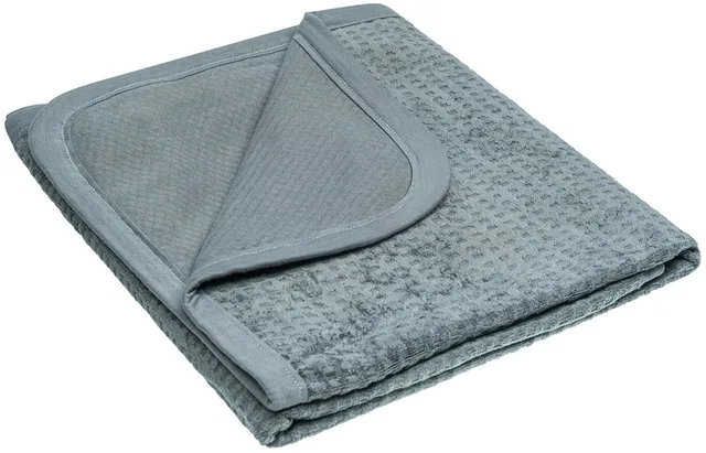 Wiegdeken 75 x 100cm - Wieglaken 100% biologisch katoen - Baby Deken TOG 2.0 Dark Green - Groen