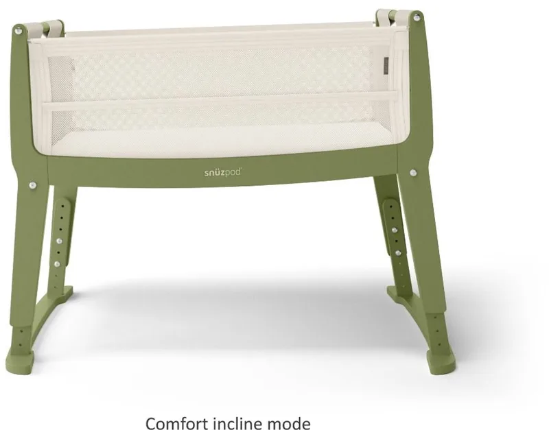 Bedside Crib SnuzPod Studio Tokyo by Snuz in Matcha – product photo