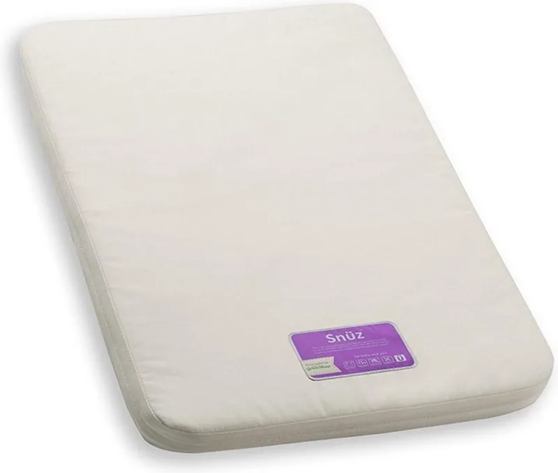 Snuzpod3 natuurlijk baby matras - geschikt voor Snuzpod 3 van Snuz in Wit – productfoto
