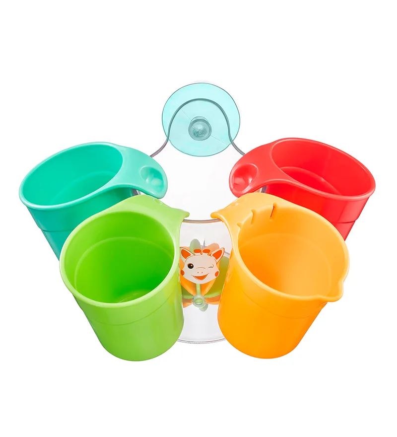 Badkopjes - Funny Bath Cups de Sophie la Girafe – photo produit