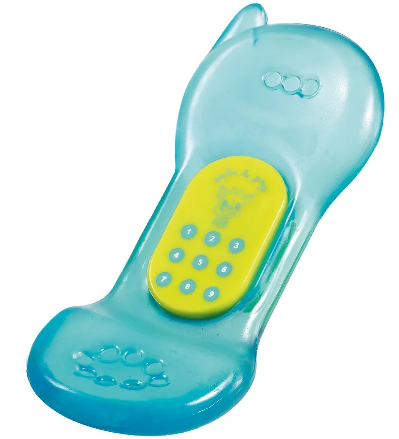 Bijtring - Telefoon - Blauw Transparant de Sophie la Girafe – photo produit