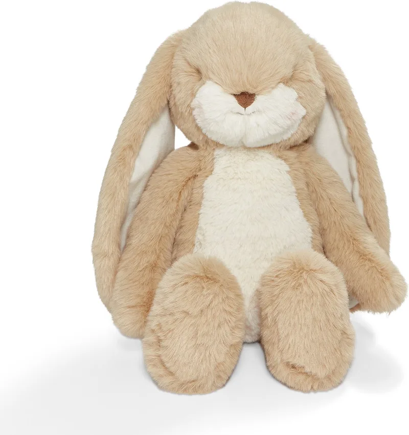 Bunnies By The Bay Floppy Nibble Konijn - Knuffeldier - Knuffel voor kinderen - Geborduurde details - 44 cm van Sophie la Girafe in Amandel – productfoto