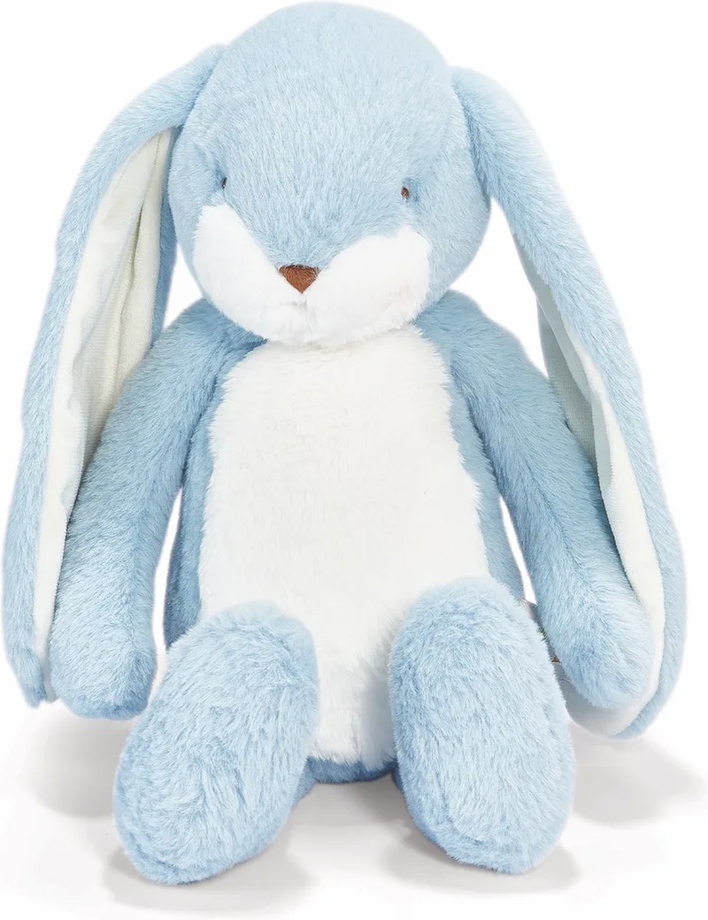 Bunnies By The Bay Floppy Nibble Konijn - Knuffeldier - Knuffel voor kinderen - Geborduurde details - 44 cm - Blauw de Sophie la Girafe en Oceaan – photo produit