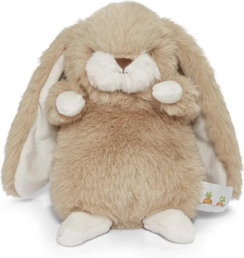 Bunnies By The Bay Nibble Konijn - Knuffeldier - Knuffel voor kinderen - Geborduurde details - 20 cm de Sophie la Girafe en Amandel – photo produit