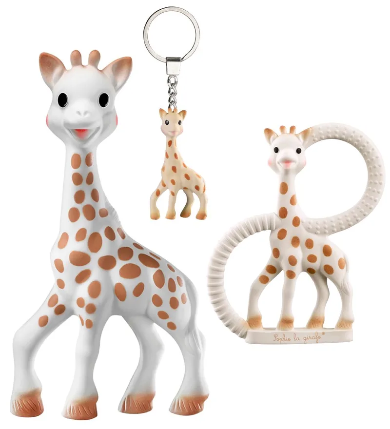 Cadeaubox - Bijtring/Speelgoed/Sleutelhanger de Sophie la Girafe – photo produit