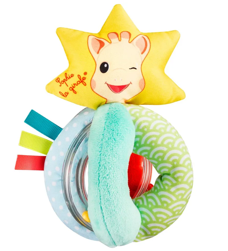 Rammelaar m. Kralen - Multicolour från Sophie la Girafe – produktbild