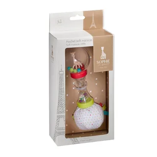 Rammelaar Soft Maracas van Sophie la Girafe in Meerkleurig – productfoto 4 van 4
