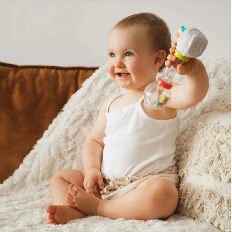 Rammelaar Soft Maracas van Sophie la Girafe in Meerkleurig – productfoto 3 van 4