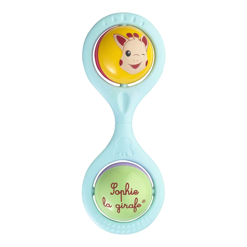 Rammelaar Twist van Sophie la Girafe in Meerkleurig, 4 × 6 × 15 mm – productfoto 1 van 3