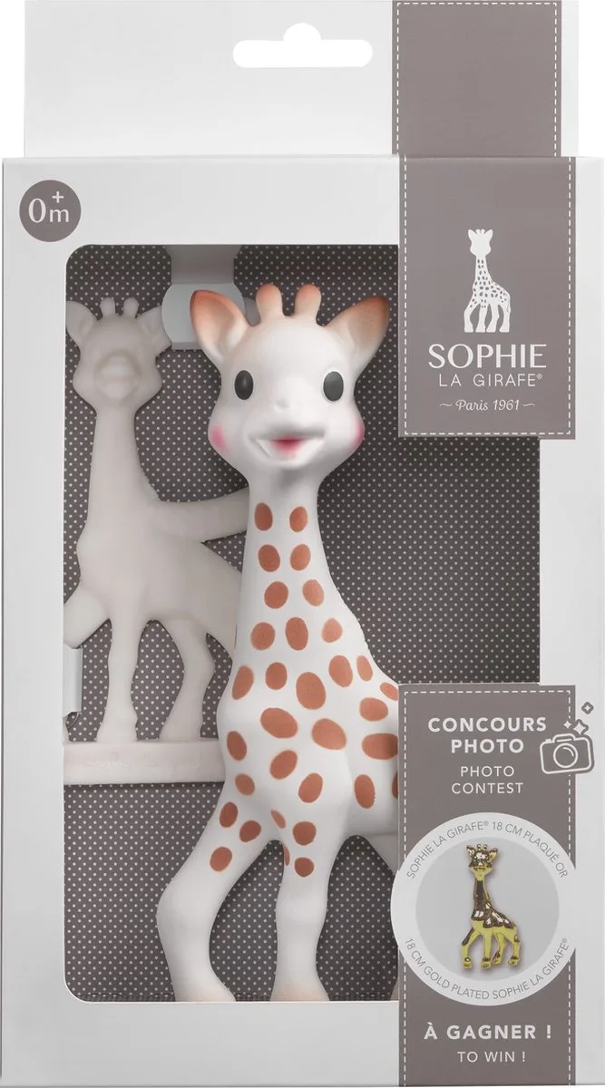 Sophie de giraf Award set - Bijtspeelgoed - Bijtring - Baby speelgoed - 100% Natuurlijk rubber - BPA- & PVC-Vrij - 2 Stuks van Sophie la Girafe in Wit – productfoto 1 van 3