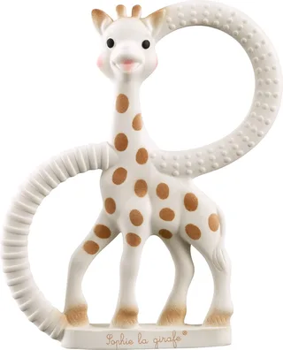 Sophie de giraf Bijtring extra Soft - 100% Natuurlijk Rubber - Bijtring voor Baby's - Voor Doorkomende Tandjes - Geschenkdoos - vanaf 0 maanden van Sophie la Girafe in So'pure – productfoto 1 van 4