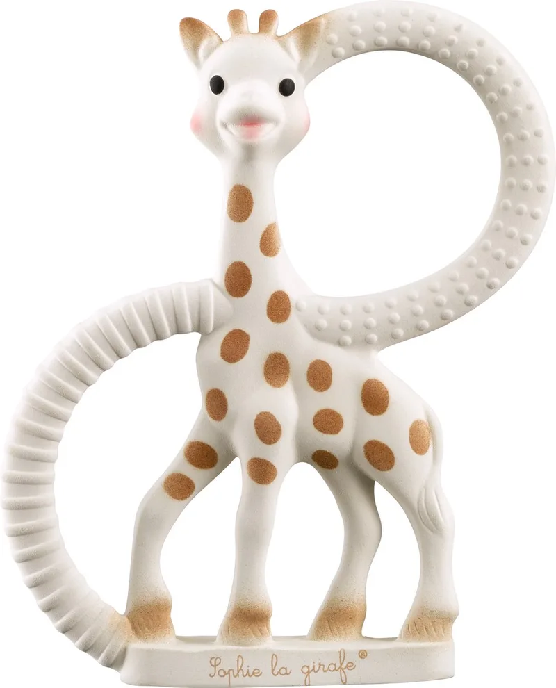 Sophie de giraf Bijtring extra Soft - 100% Natuurlijk Rubber - Bijtring voor Baby's - Voor Doorkomende Tandjes - Geschenkdoos - vanaf 0 maanden van Sophie la Girafe in So'pure – productfoto 1 van 4