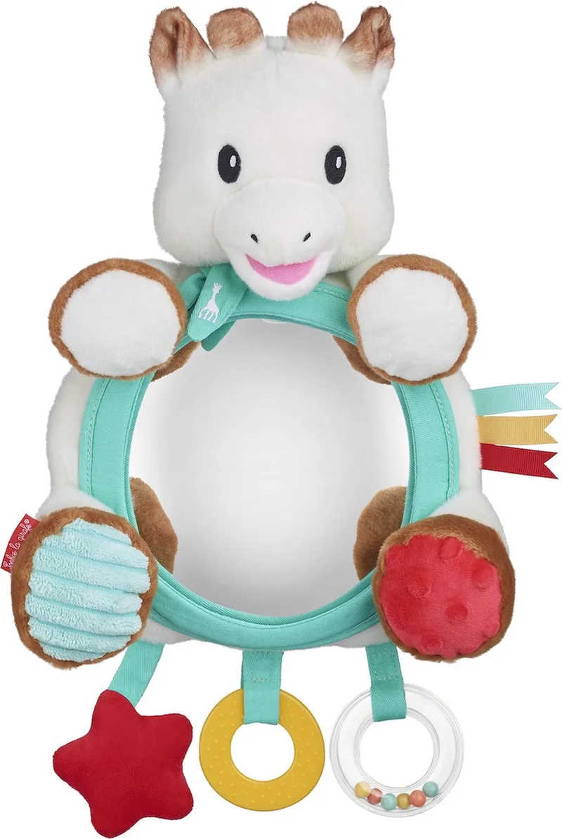 Sophie de giraf - Knuffel - Baby speelgoed - Kraamcadeau - Babyshower cadeau - Vanaf 0 maanden - 30 x 28 x 9 cm de Sophie la Girafe en Activiteitenspiegel – photo produit