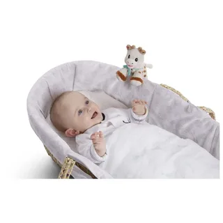 Sophie de giraf Mini Knuffel - Knuffeldier - Machinewasbaar - Verzwaarde poten - Vanaf 0 maanden - 14x8x16.5 cm - Microvelours by Sophie la Girafe in White – product photo 3 of 3