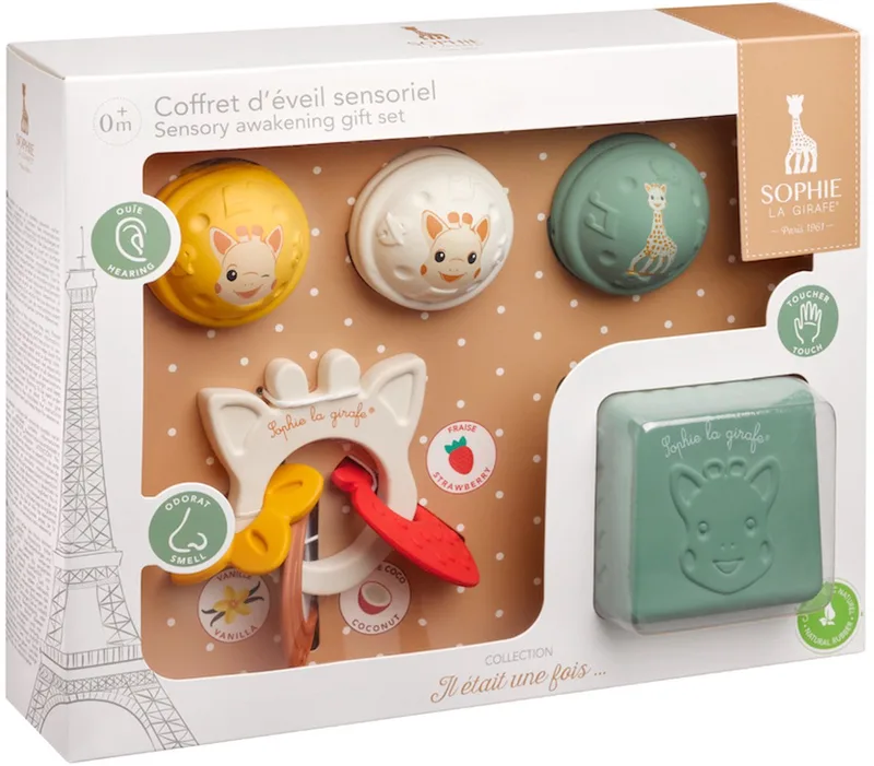 Sophie de giraf Sensory Awakening Cadeauset - Met Bijtspeeltje en Sensorisch Speelgoed - Perfect Kraamcadeau de Sophie la Girafe en Verschillend – photo produit