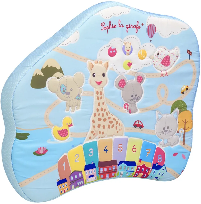 Sophie de giraf Touch & Play Bord – Interactief Baby Activiteitenbord met Dierengeluiden, Melodieën en Verschillende Speelopties, Stimuleert Zintuigen en Motoriek vanaf ±3 maanden van Sophie la Girafe in Meerkleurig – productfoto