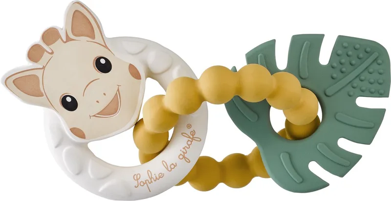 Sophie de giraf Tropical Bijtring – Natuurlijk Rubber – Verschillende Structuren en Hardheden – Ergonomisch Design – vanaf +0 maanden – In Witte Geschenkverpakking van Sophie la Girafe in Meerkleurig – productfoto
