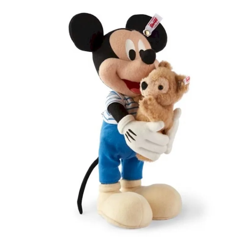 Dekofigur Mickey Mouse mit Duffy Teddybär 31 cm 684067 Stoffmickey van Steiff – productfoto