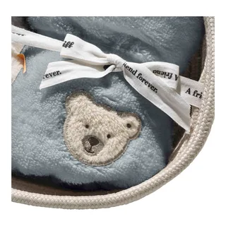 Geschenkset Lio Pinguin mit Rassel und Latz de Steiff en Gris, 22 × 22 × 9 mm – photo produit 2 sur 3