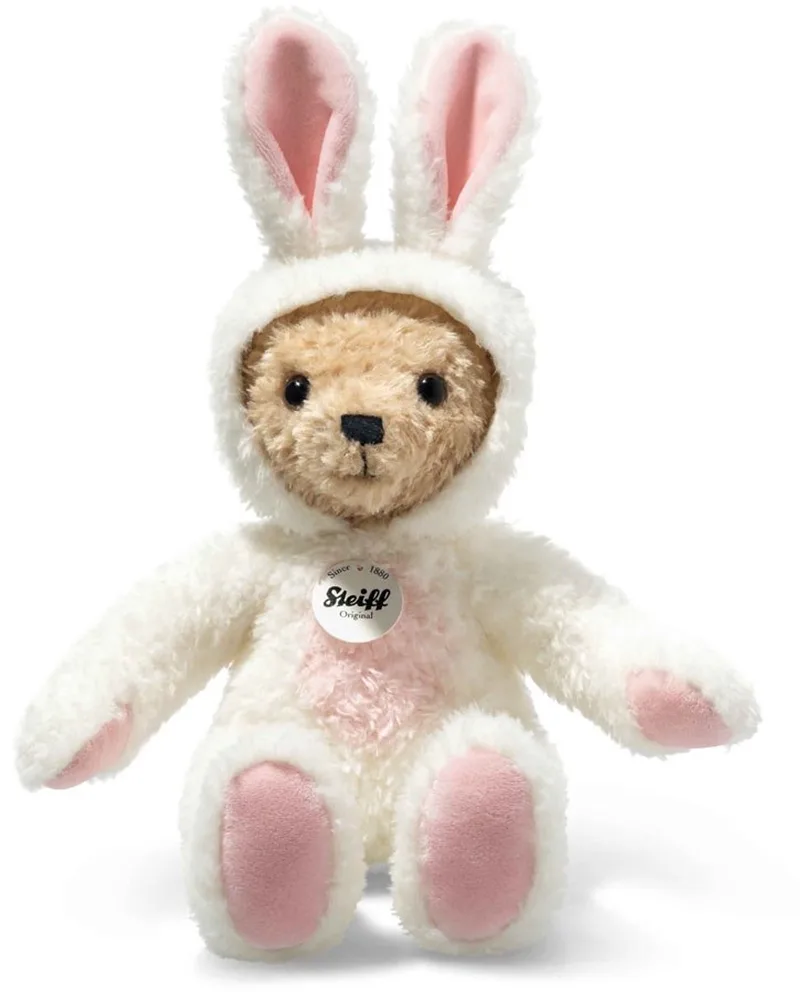 Hoodie teddybeer konijn 27 cm. EAN 114052 från Steiff i Flerfärgad – produktbild